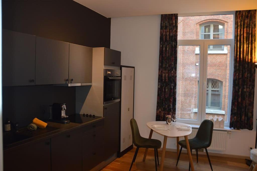 Hippe Studio In Historisch Gebouw In Oude Centrum Antwerp Luaran gambar